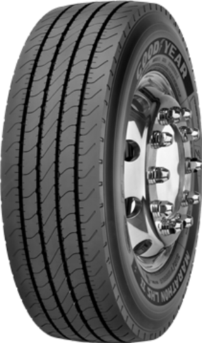 355/50R22.5 Goodyear LHS II+ HL 156K/152L FRONT (B,B,2,72dB)