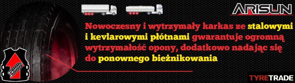 385/65R22.5 Arisun AceTrail AT502 20PR 160K M+S 3PMSF TRAILER 13