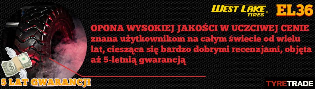 23.5-25 Westlake EL36 E-3/L-3 20PR 177A8/191A2 TT ZESTAW 11 23.5-25 Westlake EL36 E-3/L-3 20PR 177A8/191A2 TT ZESTAW 11